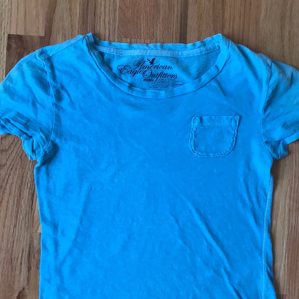 American Eagle AE Tee with Tiny Pocket